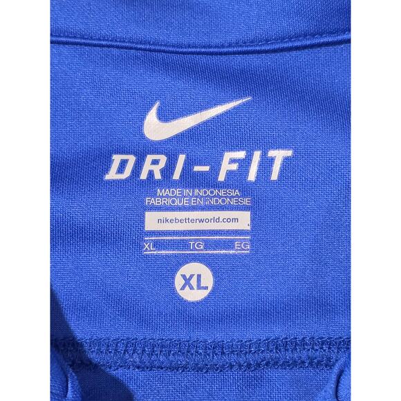 Nike St Louis University SLU Billikens blue short sleeve polo shirt - XL - Picture 4 of 6